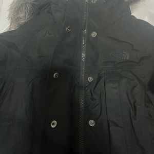 Womens The North Face Black Long Jacket Brand New